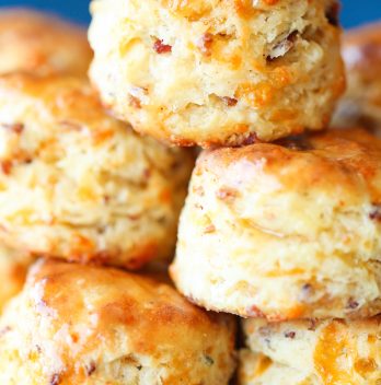 Maple Bacon Cheddar Biscuits