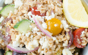 Greek Farro Salad Recipe