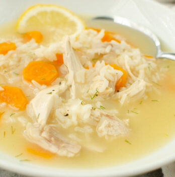Lemon Chicken and Rice Soup Recipe