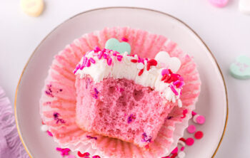 Pink Velvet Funfetti Cupcakes Recipe