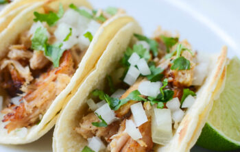 Slow Cooker Carnitas Street Tacos Recipe